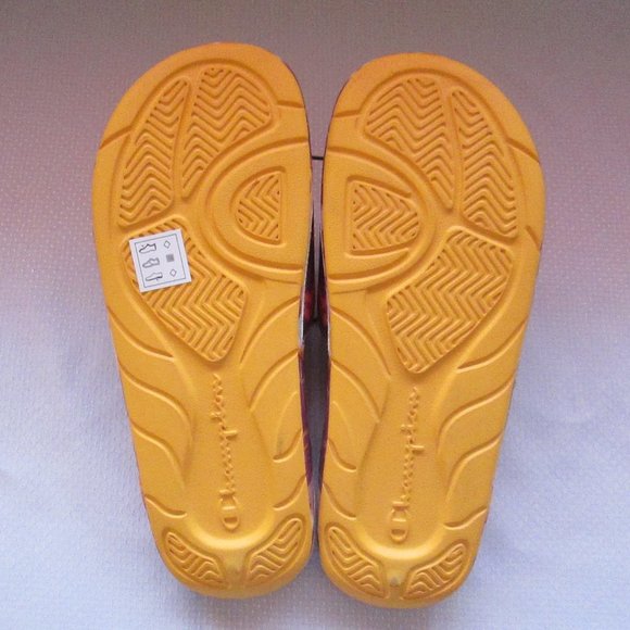 # SOLD #CHAMPION MEGA SLIDE PURPLE -C-GOLD TIE DYE WOMENS SANDALS (SIZE 7) 😍 - Picture 4 of 16